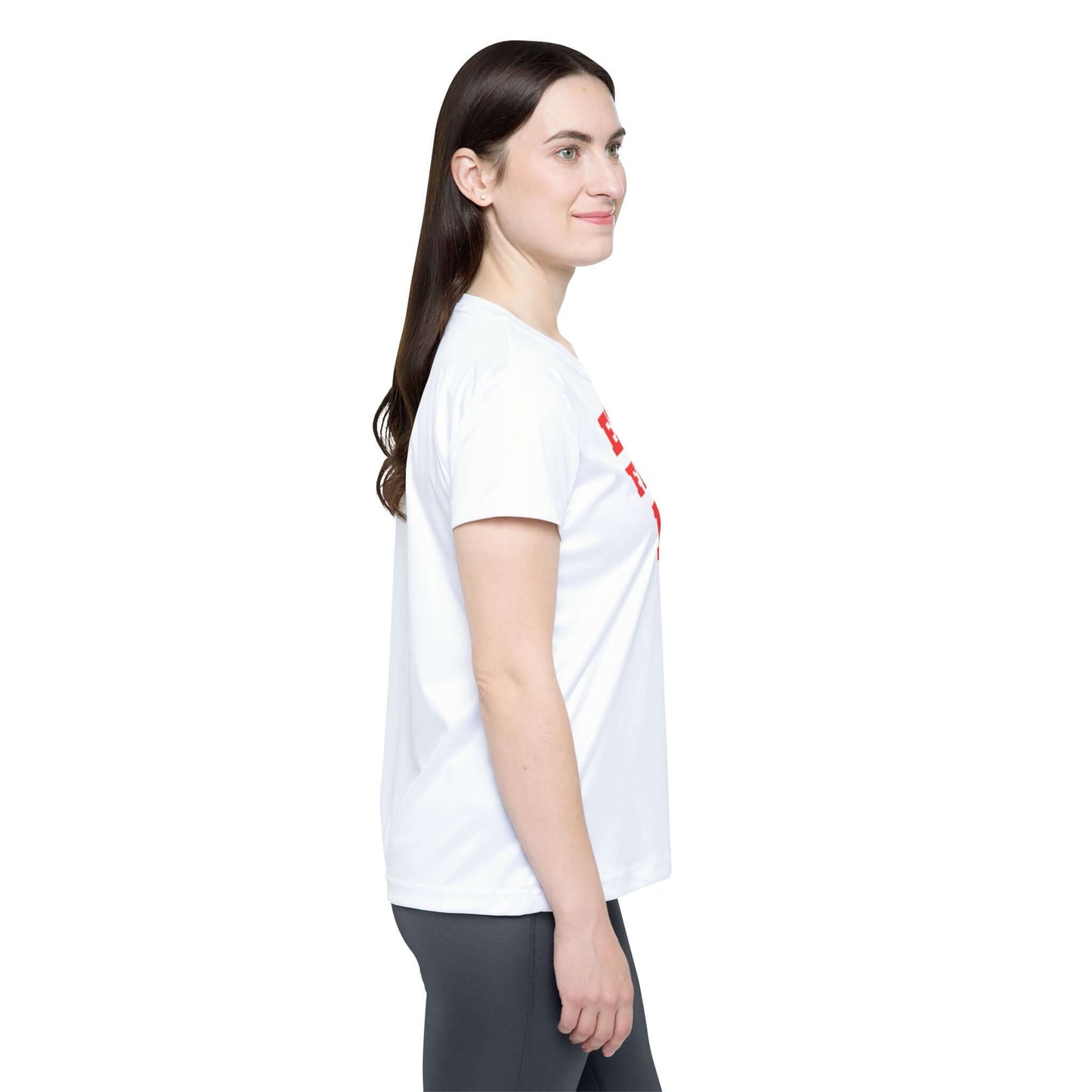 Every Freakin Day (White Shirt Red Letters) - Women's Active Tee
