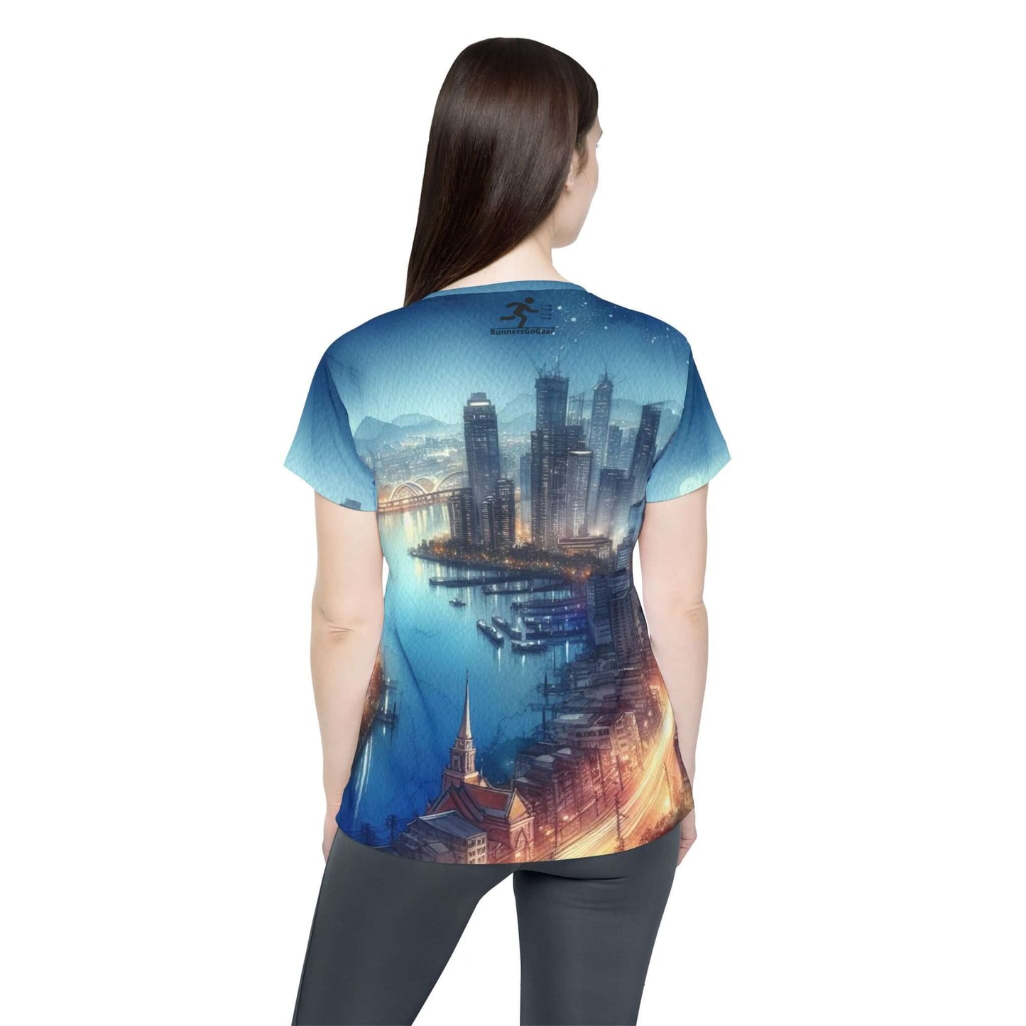 City Night Time Rush Women's Sports Jersey - Women's Active Tee