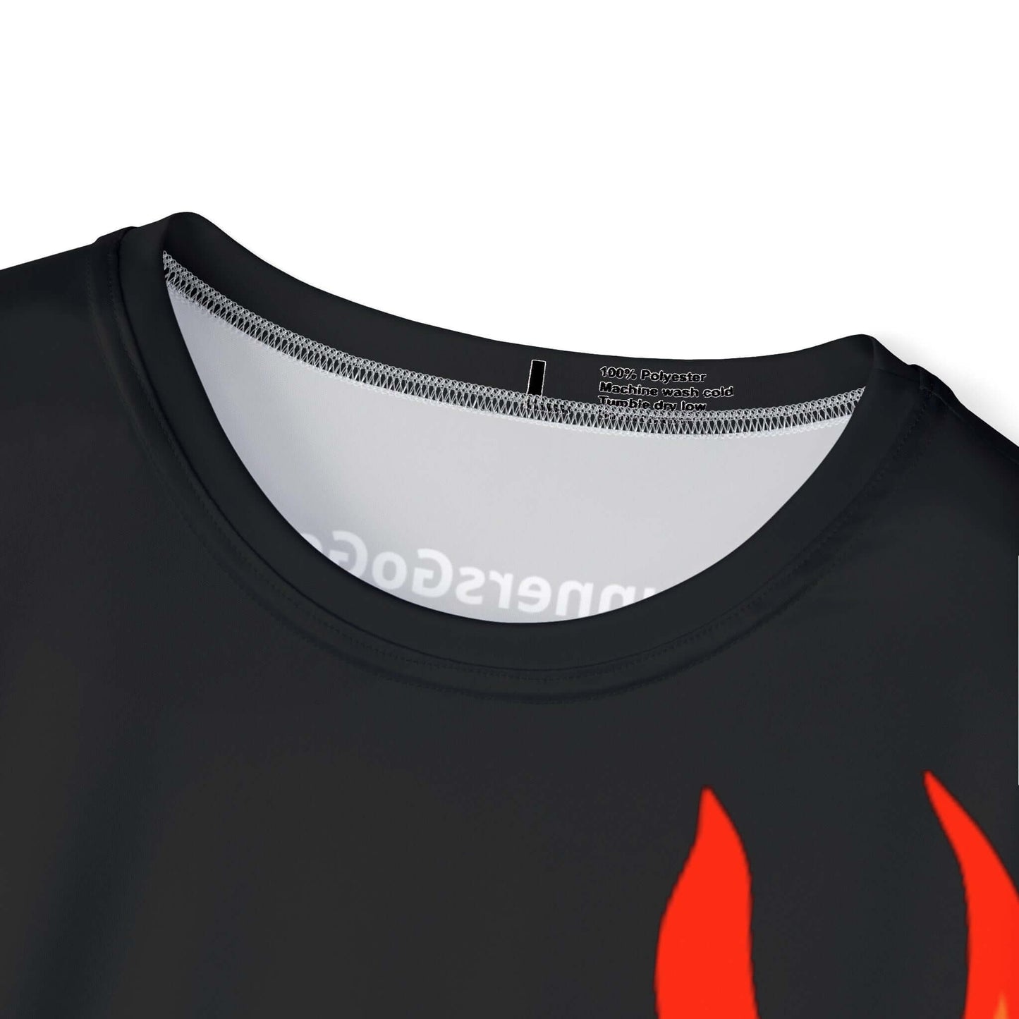 My Skulls On Fire - Men's Black Athletic Shirt