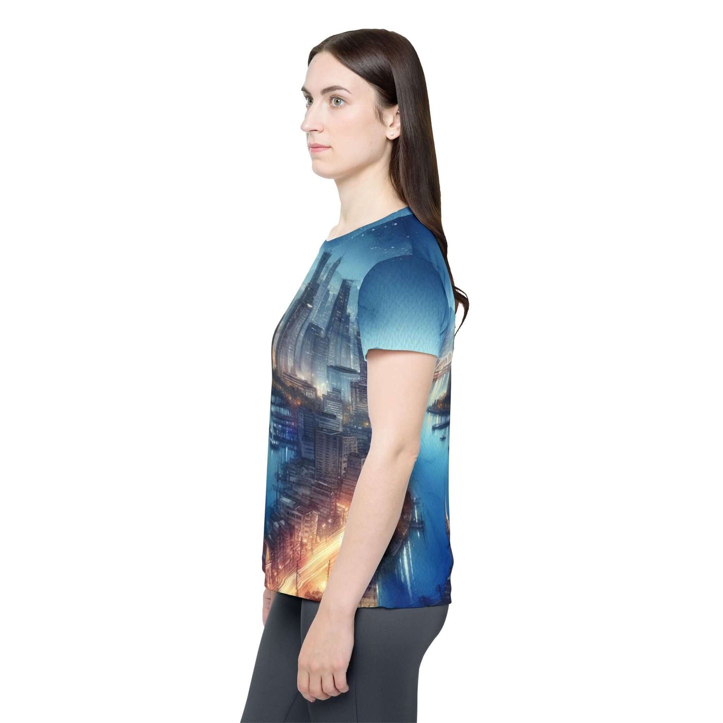 City Night Time Rush Women's Sports Jersey - Women's Active Tee
