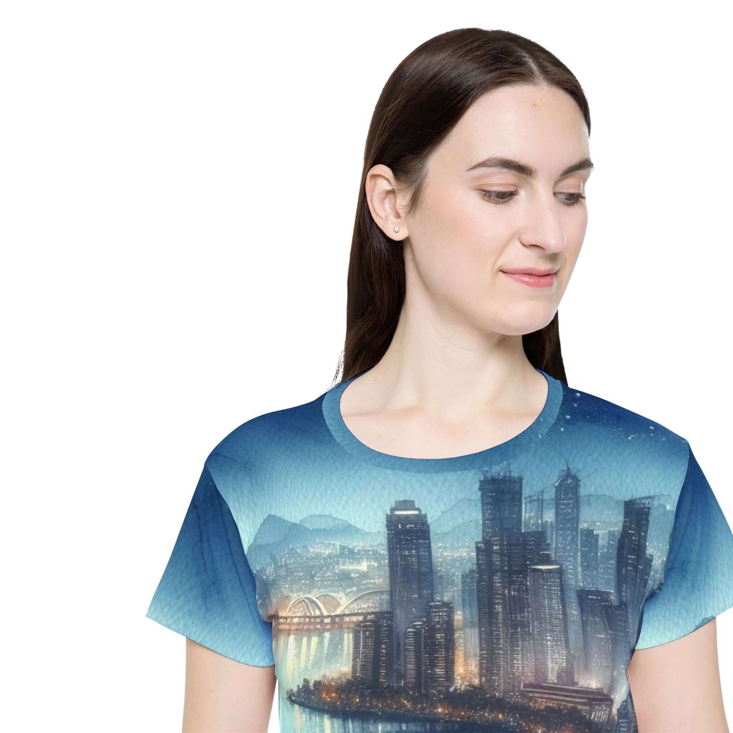 City Night Time Rush Women's Sports Jersey - Women's Active Tee