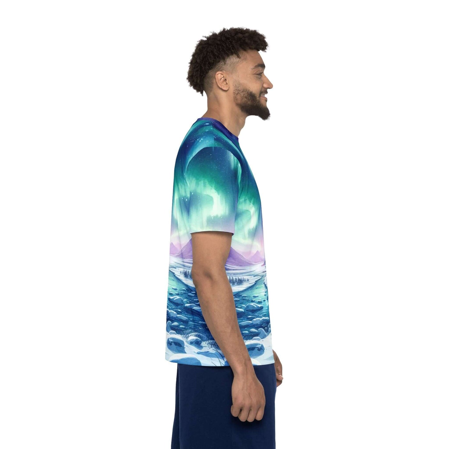 Northern Lights - Men's Athletic Shirt