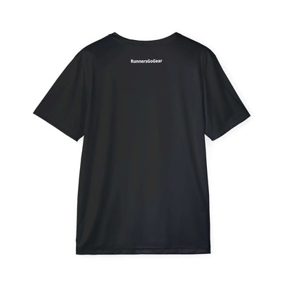 Run For It - Men's Black Running Shirt