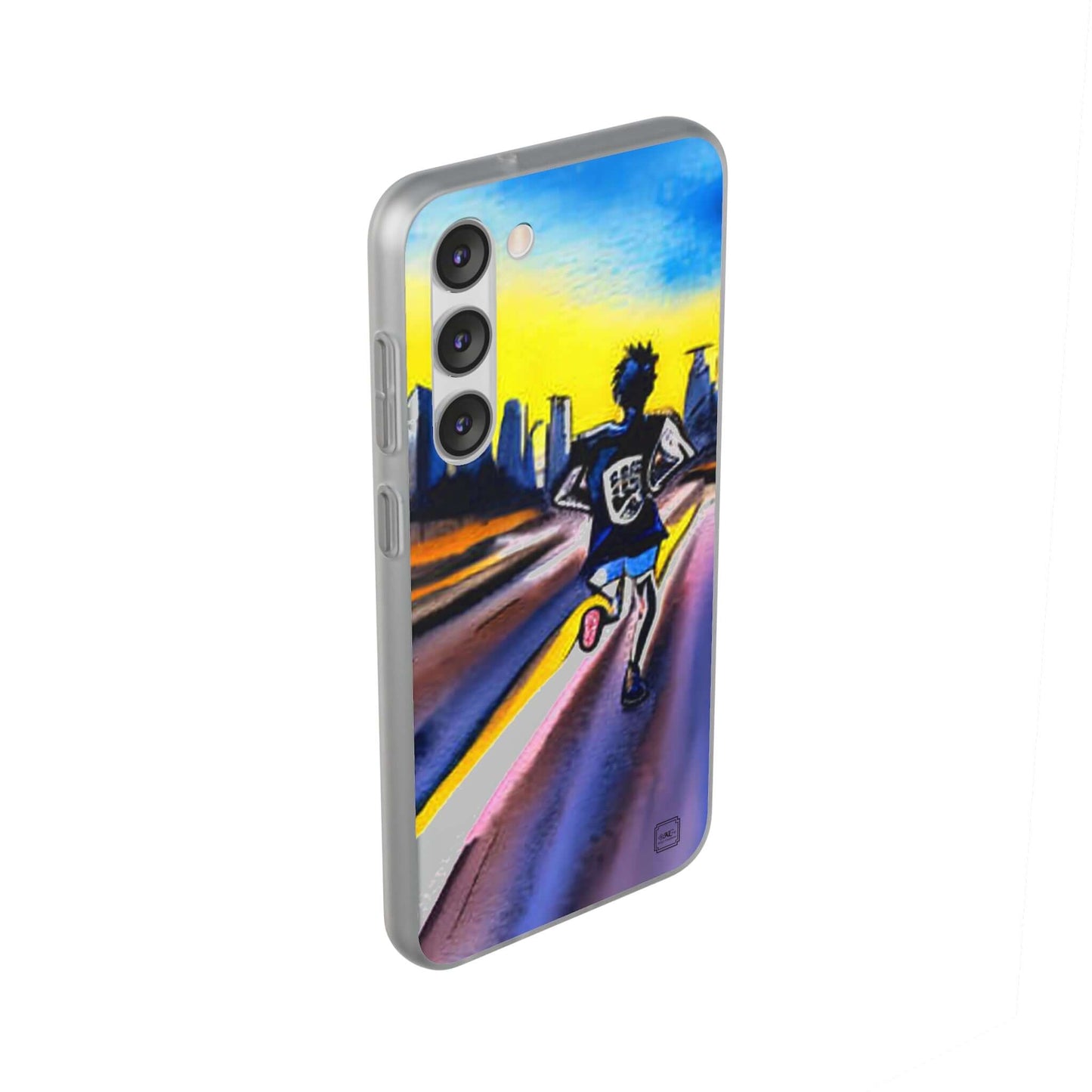 Flexible Cases For iPhone 14|13|12|11|10|9|8|7|Pro|Max & Samsung Galaxy s21|s22|s23|Plus|Ultra - He Ran Into The City