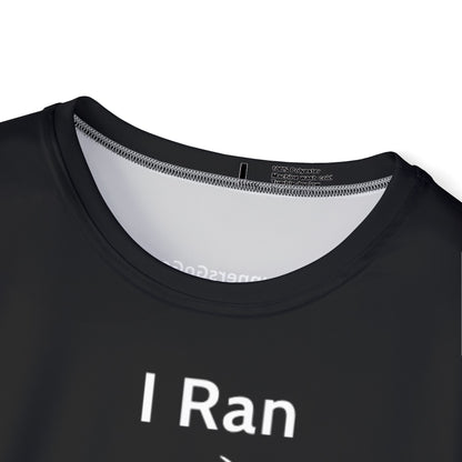 I Ran Outta Coffee - Men's Black Athletic Shirt