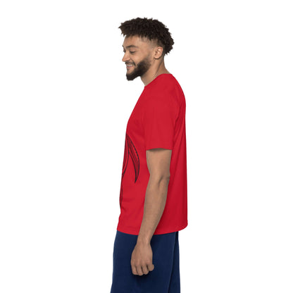 Chill Turtle - Red Men's Running Shirt