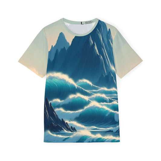 Running Like The Waves - Men's Running Shirt