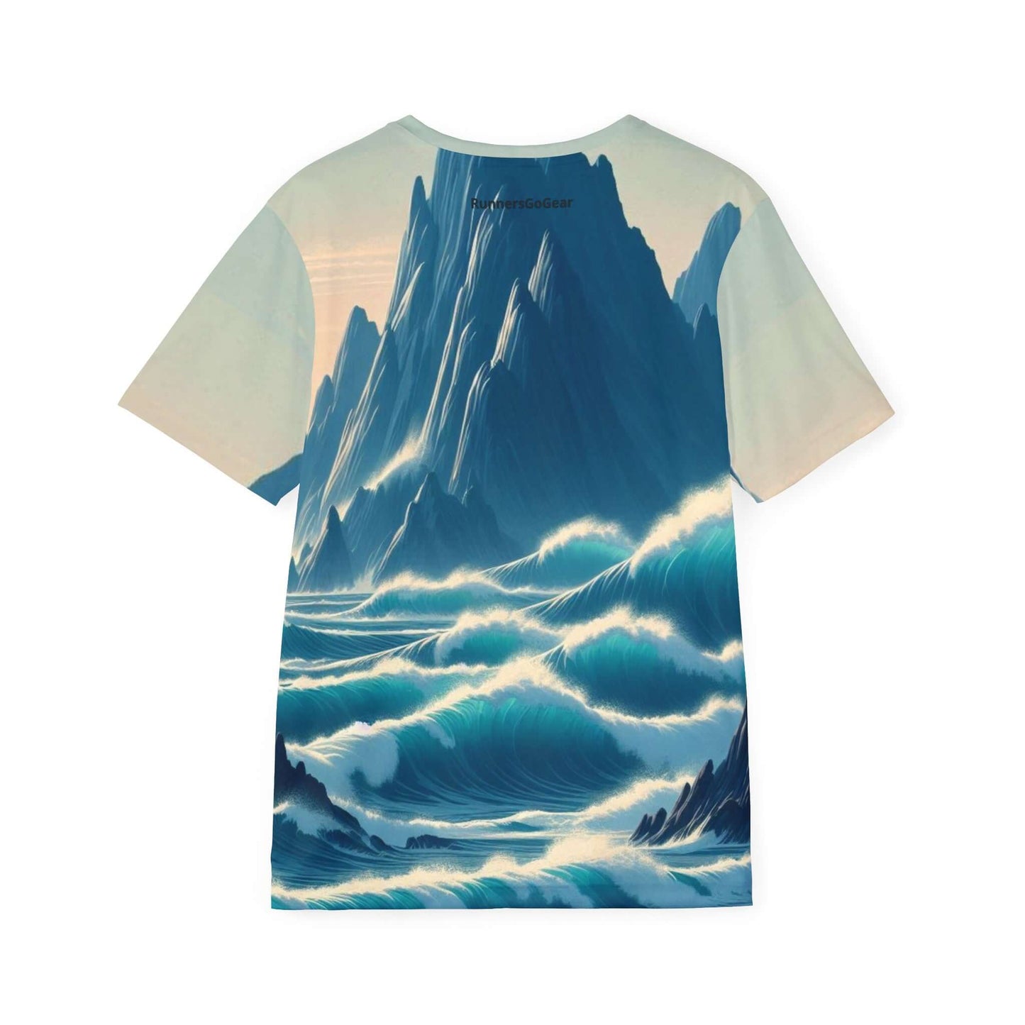 Running Like The Waves - Men's Running Shirt