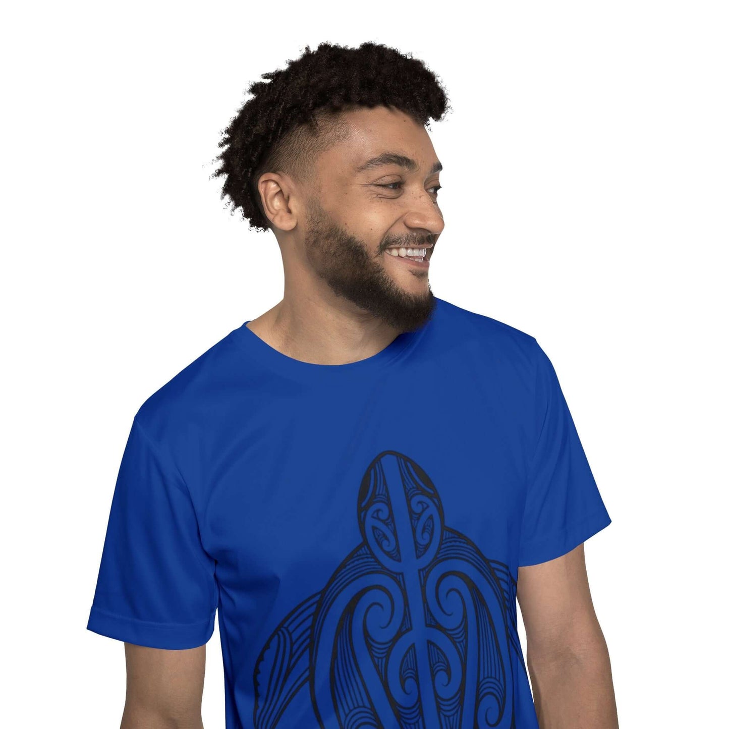 Chill Turtle - Blue Men's Running Shirt