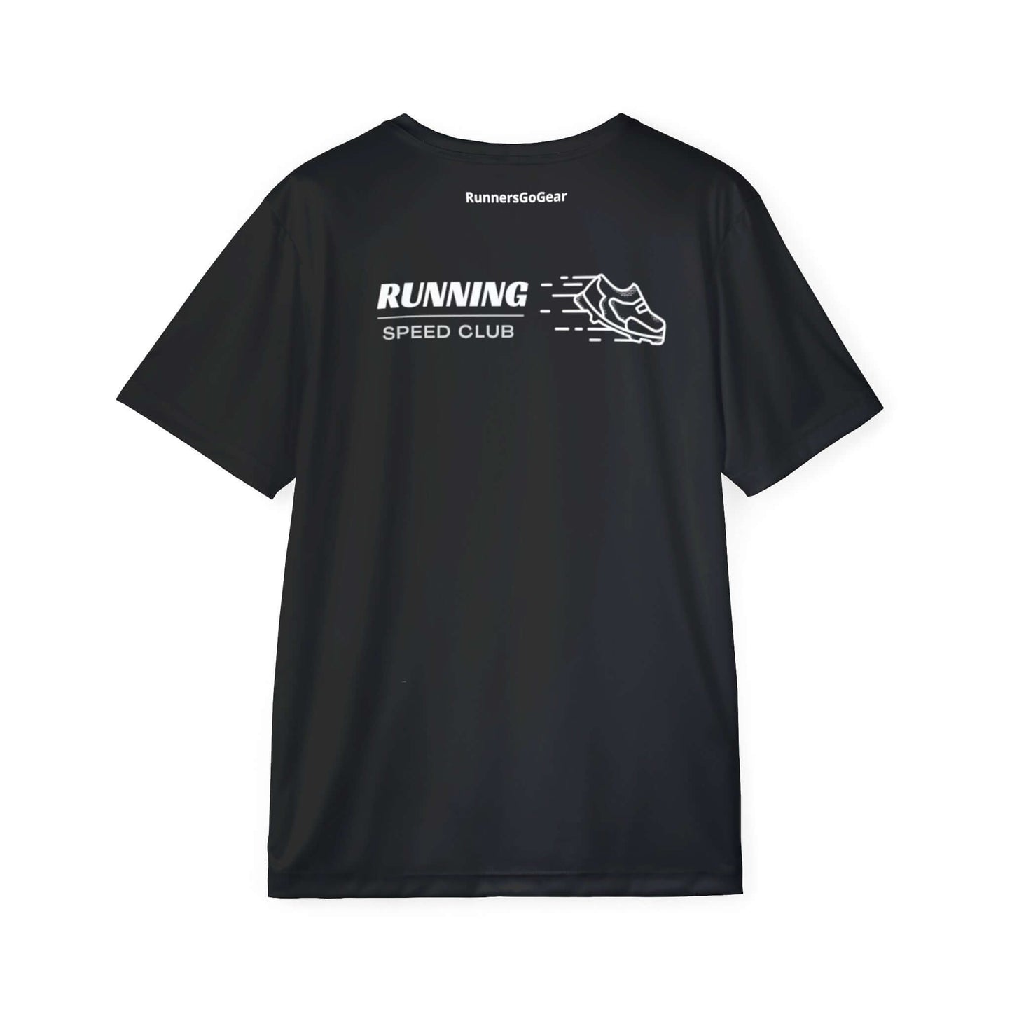 Running Speed Club - Men's Black Running Shirt