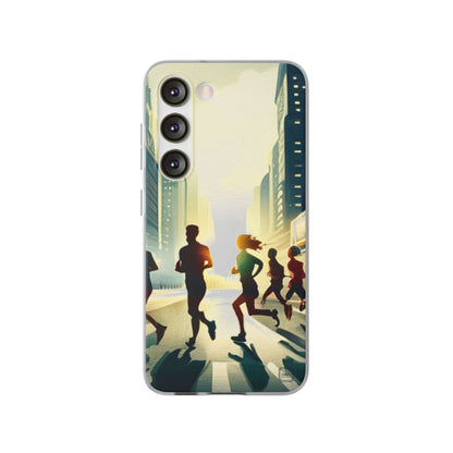 Flexible Cases For iPhone 14|13|12|11|10|9|8|7|Pro|Max & Samsung Galaxy s21|s22|s23|Plus|Ultra - Run Across The Street Friends