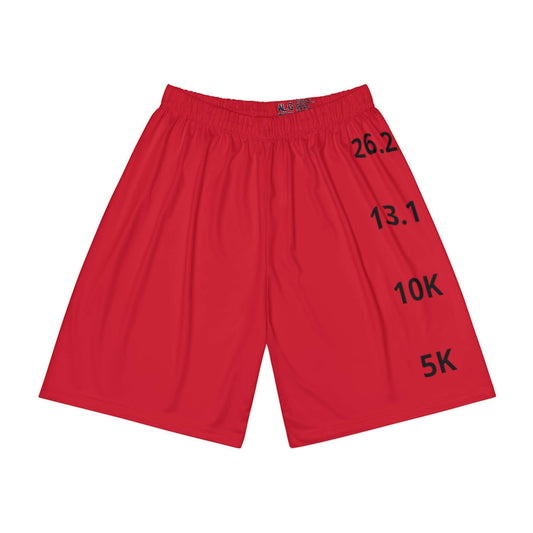 Got My Number? Red Men’s Running Shorts