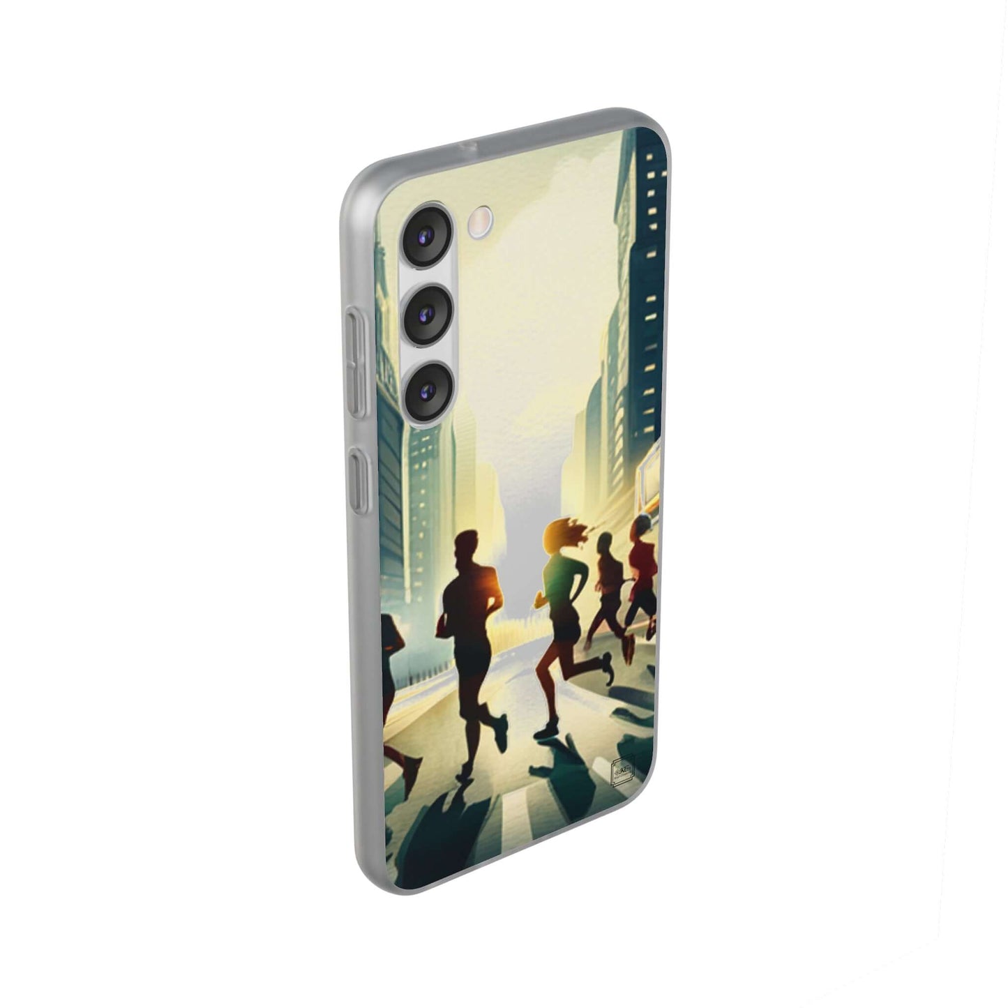 Flexible Cases For iPhone 14|13|12|11|10|9|8|7|Pro|Max & Samsung Galaxy s21|s22|s23|Plus|Ultra - Run Across The Street Friends