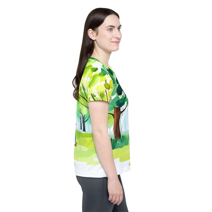 Free To Run - Women's Athletic Shirt