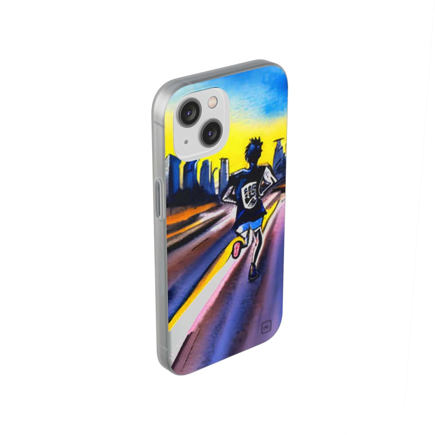 Flexible Cases For iPhone 14|13|12|11|10|9|8|7|Pro|Max & Samsung Galaxy s21|s22|s23|Plus|Ultra - He Ran Into The City