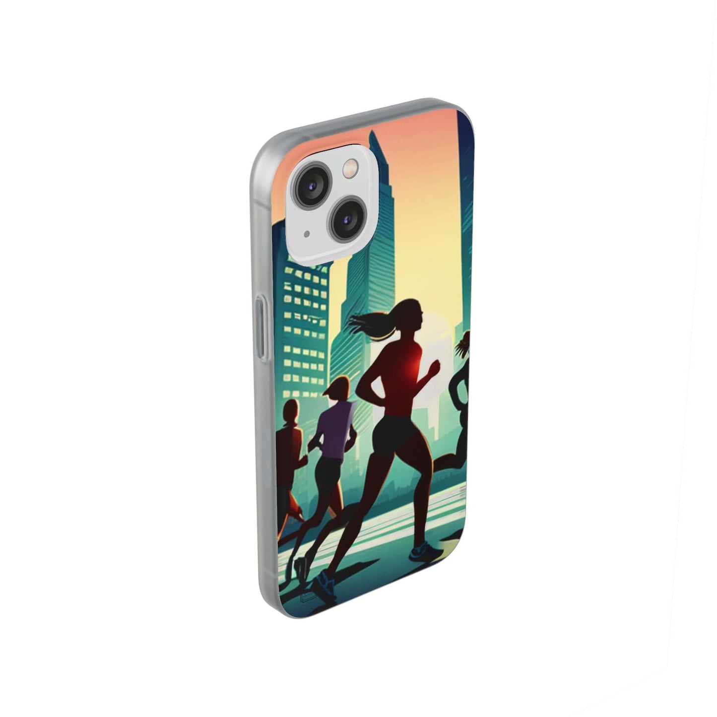 Flexible Cases For iPhone 14|13|12|11|10|9|8|7|Pro|Max & Samsung Galaxy s21|s22|s23|Plus|Ultra - She Ran A Marathon