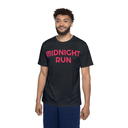 Midnight Run - Black Men's Running Shirt