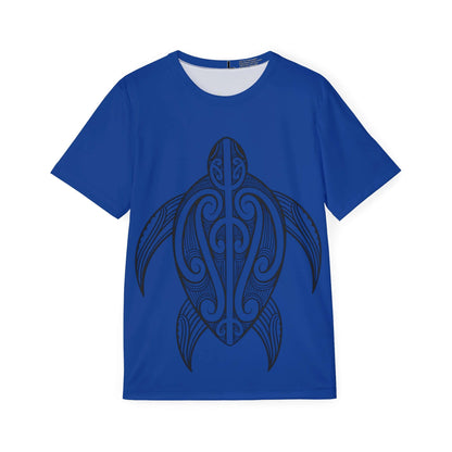 Chill Turtle - Blue Men's Running Shirt