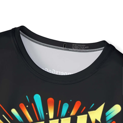 Run For It - Men's Black Running Shirt