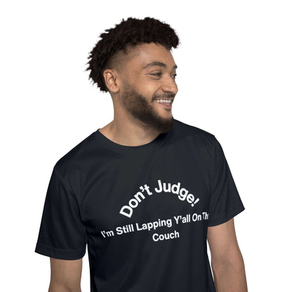 Don't Let Them Judge - Men's Black Running Shirt