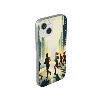 Flexible Cases For iPhone 14|13|12|11|10|9|8|7|Pro|Max & Samsung Galaxy s21|s22|s23|Plus|Ultra - Run Across The Street Friends