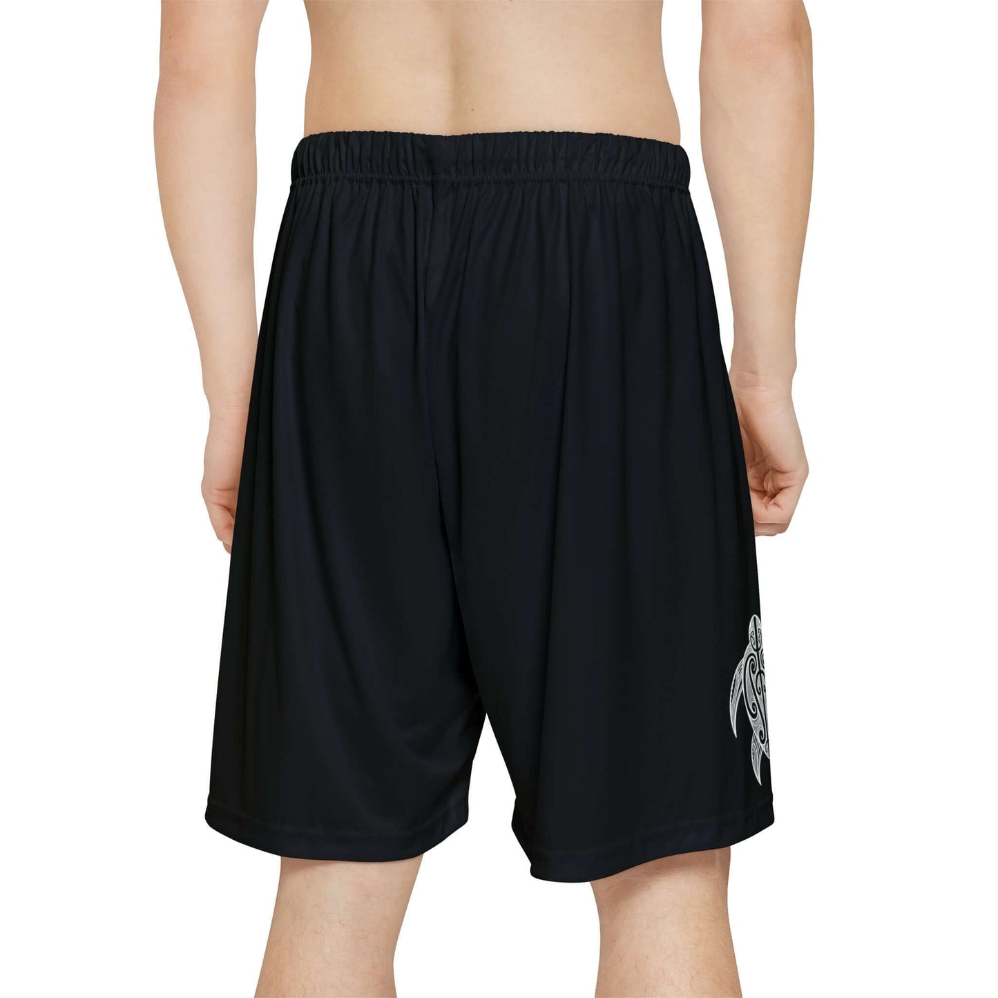 Chill Turtle - Black Men’s Running Shorts