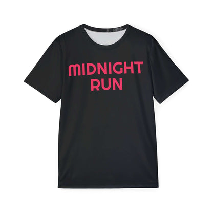 Midnight Run - Black Men's Running Shirt