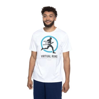 Virtual Runs Are Awesome! - Men's White Running Shirt