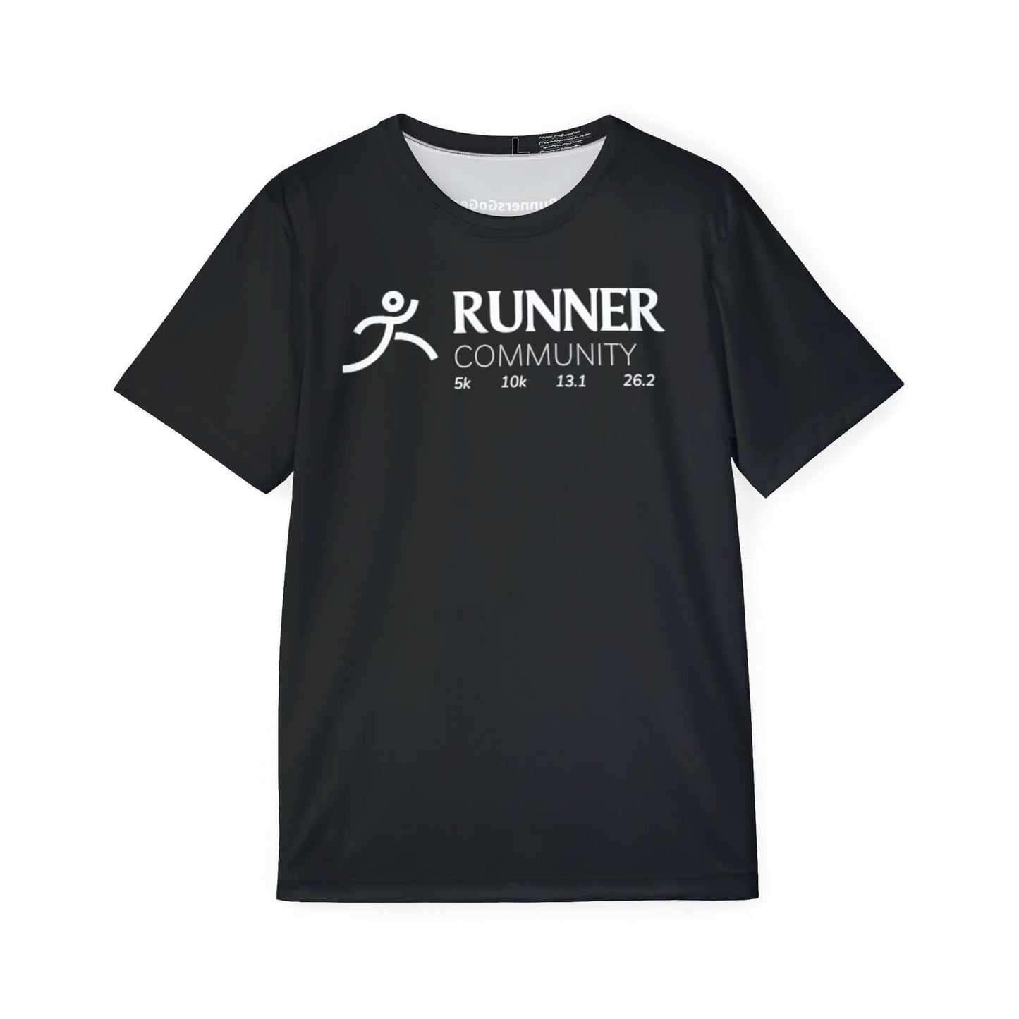 You Belong To The Runner Community - Men's Black Running Shirt