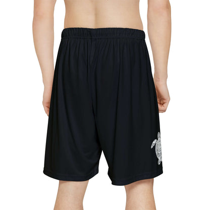 Turtle's Tenacity - Black Men’s Running Shorts