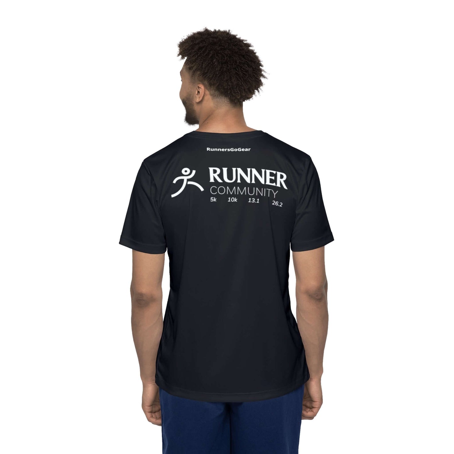 You Belong To The Runner Community - Men's Black Running Shirt