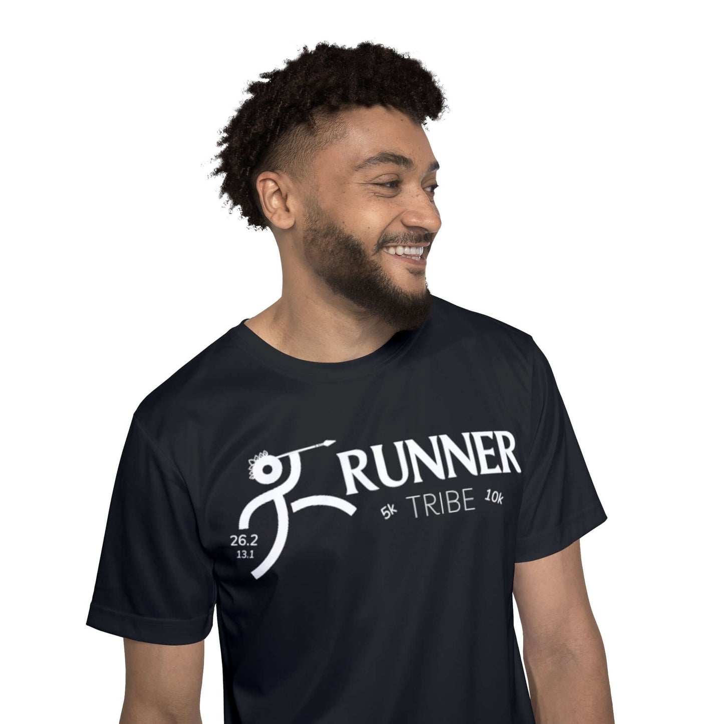 Your Tribe Is The Runner Tribe - Men's Black Running Shirt