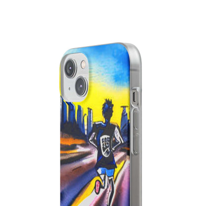 Flexible Cases For iPhone 14|13|12|11|10|9|8|7|Pro|Max & Samsung Galaxy s21|s22|s23|Plus|Ultra - He Ran Into The City