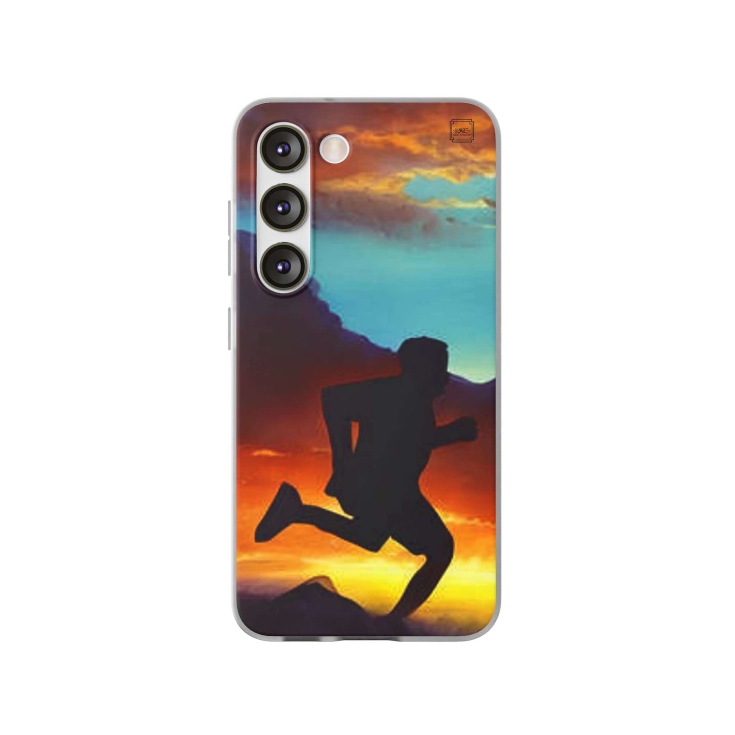 Flexible Cases For iPhone 14|13|12|11|10|9|8|7|Pro|Max & Samsung Galaxy s21|s22|s23|Plus|Ultra - The Sun Sets And My Run Begins