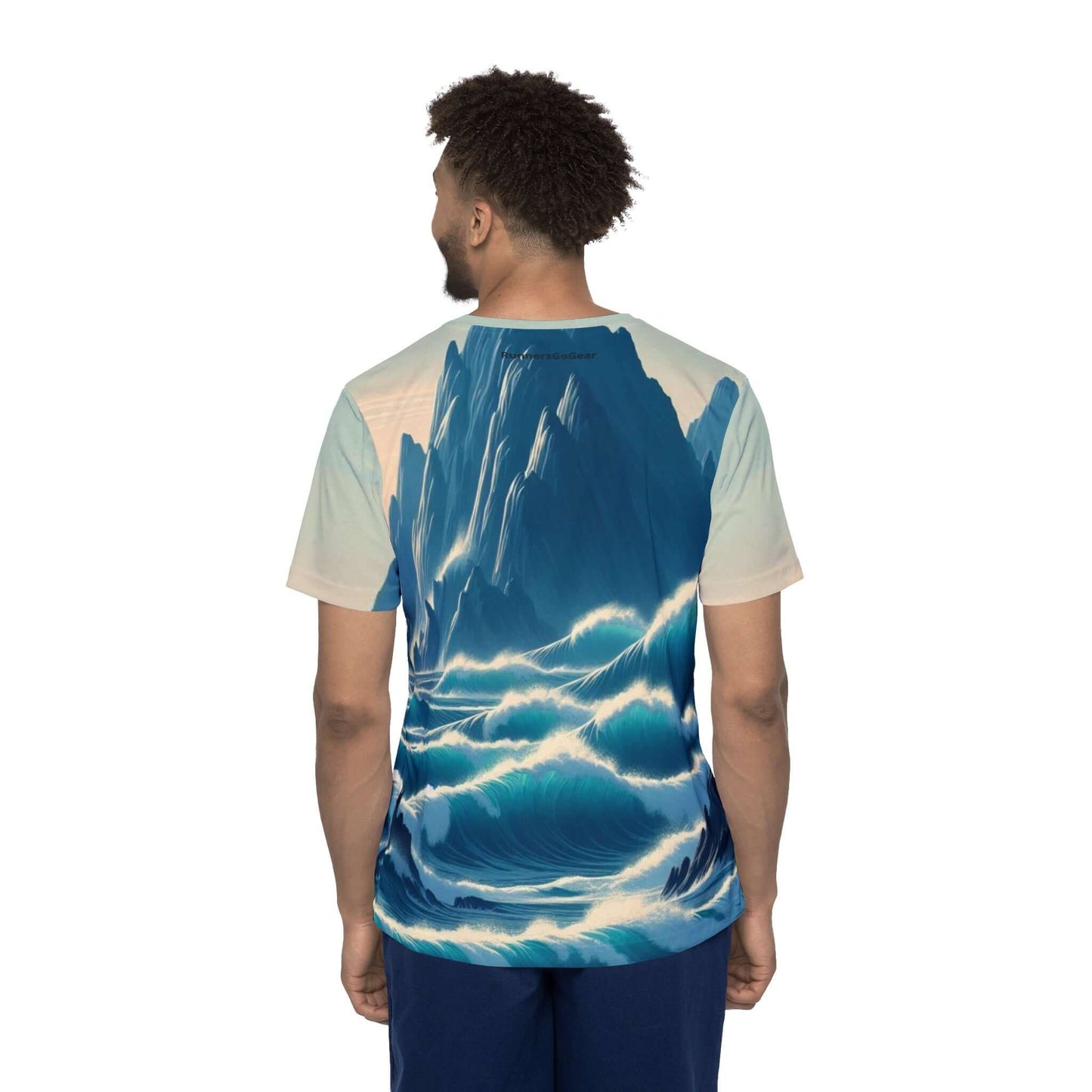 Running Like The Waves - Men's Running Shirt