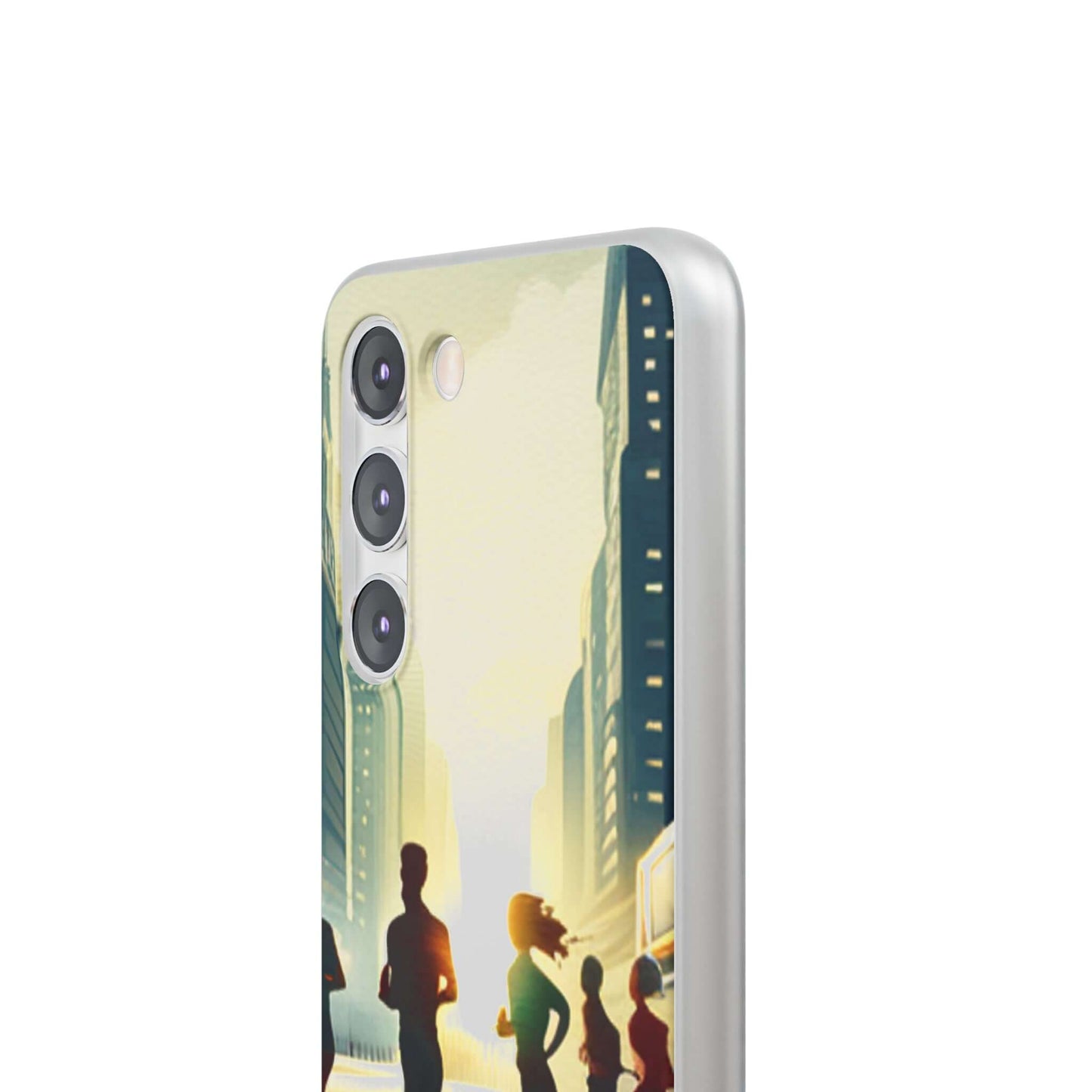 Flexible Cases For iPhone 14|13|12|11|10|9|8|7|Pro|Max & Samsung Galaxy s21|s22|s23|Plus|Ultra - Run Across The Street Friends