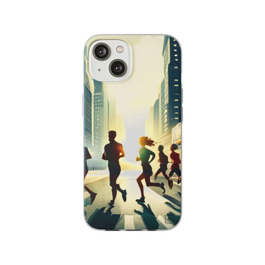 Flexible Cases For iPhone 14|13|12|11|10|9|8|7|Pro|Max & Samsung Galaxy s21|s22|s23|Plus|Ultra - Run Across The Street Friends