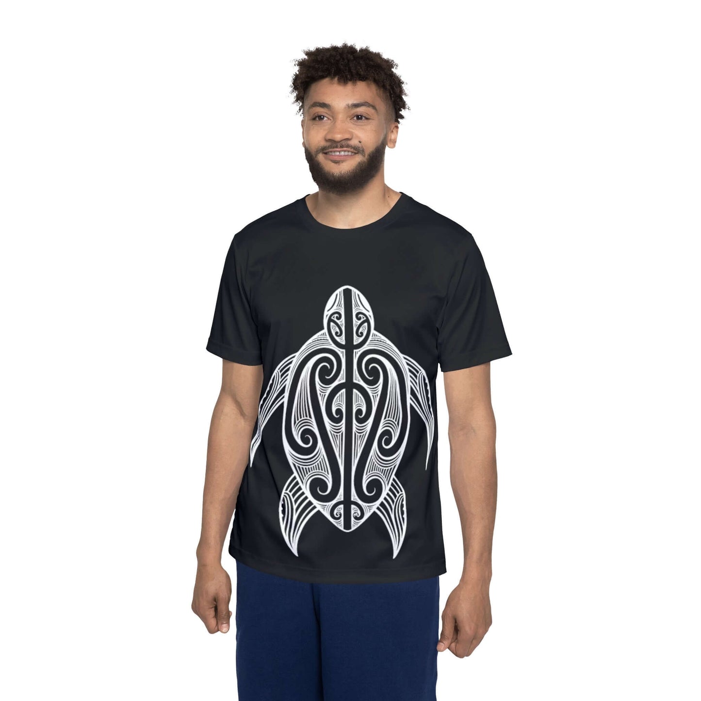 Chill Turtle - Black Men's Running Shirt