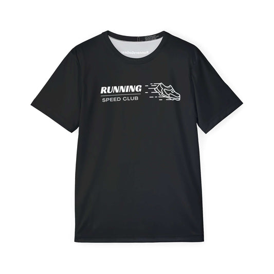 Running Speed Club - Men's Black Running Shirt