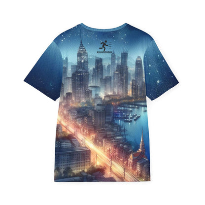 City Night Time Rush - Men's Athletic Shirt