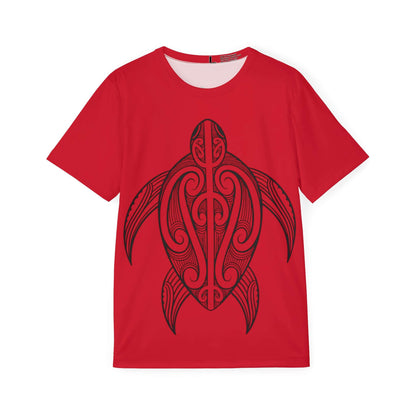 Chill Turtle - Red Men's Running Shirt