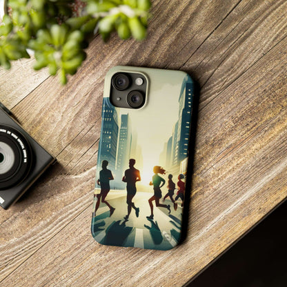 Slim Case For iPhone 15|14|13|12|11|X|XR|XS|Mini|Pro|Pro Max - Run Across The Street Friends