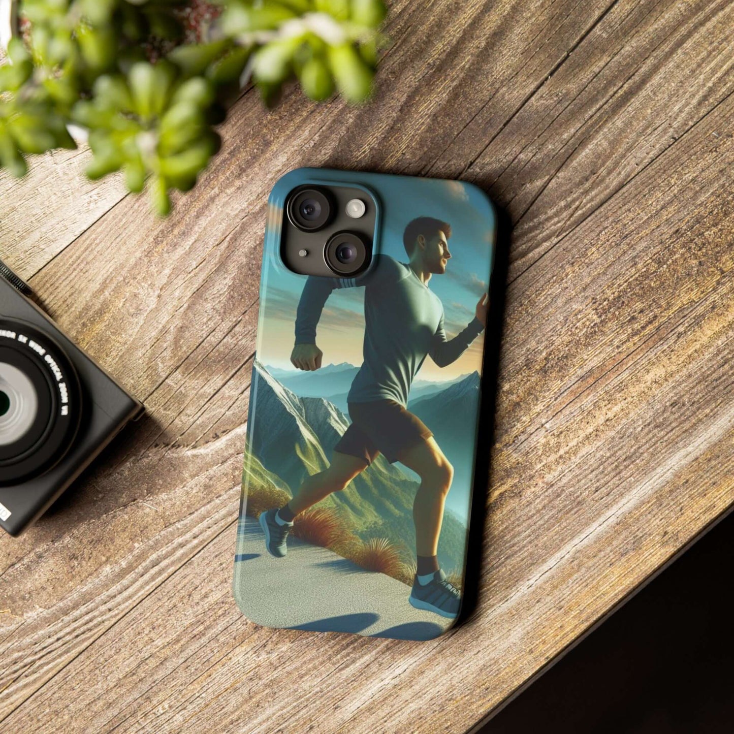 Slim Case For iPhone 15|14|13|12|11|X|XR|XS|Mini|Pro|Pro Max - Mountain Runner