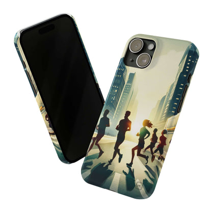 Slim Case For iPhone 15|14|13|12|11|X|XR|XS|Mini|Pro|Pro Max - Run Across The Street Friends