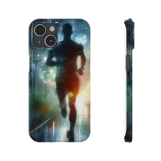 Slim Case For iPhone 15|14|13|12|11|X|XR|XS|Mini|Pro|Pro Max - The Night Runner