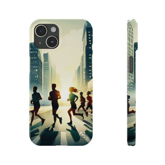 Slim Case For iPhone 15|14|13|12|11|X|XR|XS|Mini|Pro|Pro Max - Run Across The Street Friends