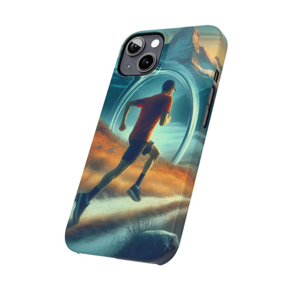 Slim Case For iPhone 15|14|13|12|11|X|XR|XS|Mini|Pro|Pro Max - Quantum Runner