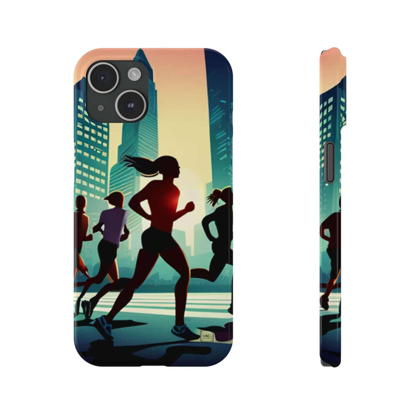 Slim Case For iPhone 15|14|13|12|11|X|XR|XS|Mini|Pro|Pro Max - She Ran A Marathon