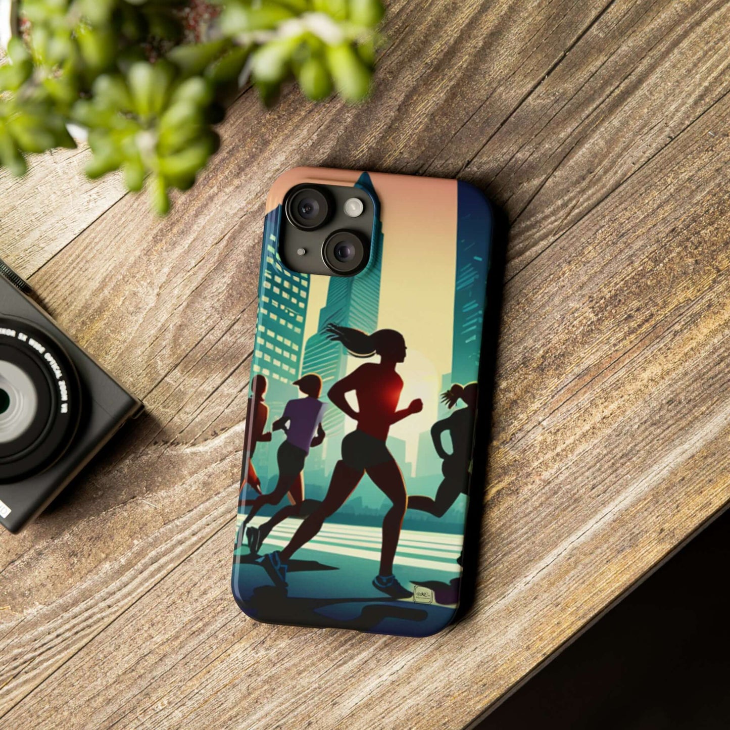 Slim Case For iPhone 15|14|13|12|11|X|XR|XS|Mini|Pro|Pro Max - She Ran A Marathon