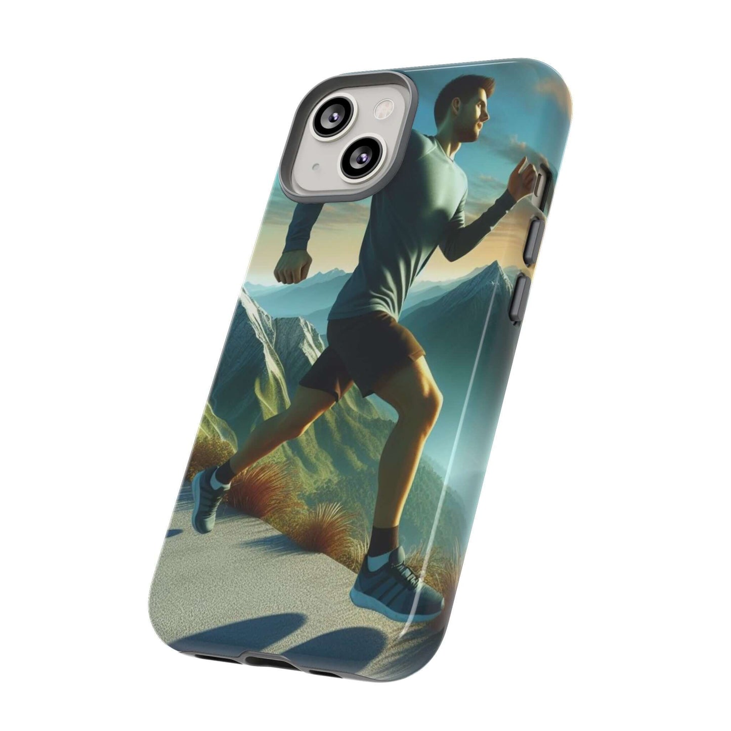 Mountain Runner - Tough Cases iPhone 15|14|13|12|11|Pro|Pro Max|Plus|Mini & Samsung Galaxy s24|s23|s22|s21|Plus|Ultra|Fe